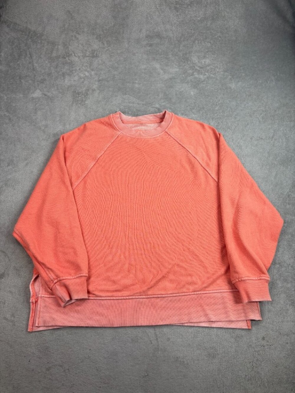 Aerie Sweatshirt Womens S Orange Long Sleeve Travel Lounging Crewneck Pullover